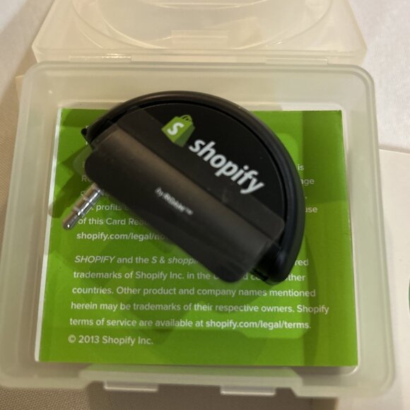 Card Reader Shopify MOBILE Apple and Android 3.5 mm Headphone Jack Lot 2 - Picture 4 of 5